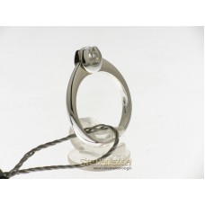 Salvini anello solitario oro bianco e diamante CT.0,16  referenza 20001075.